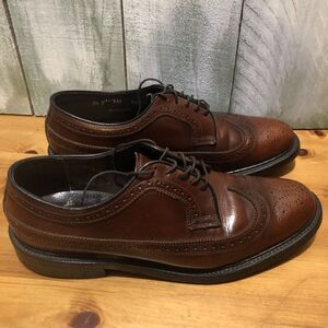 Executive Imperials By Mason Men's 8.5D Longwing Pebbled Derby Dress Shoes Brown